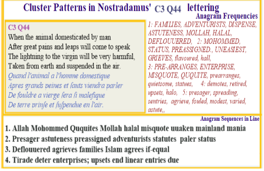  Nostradamus Centuries 3 Quatrain 44 