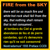 Nostradamus on Fire In Sky in 1555 Preface