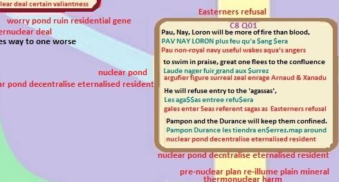Thermonuclear plant Durance 2025 in Nostradamus C8 Q01